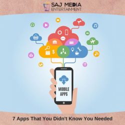 7 Apps That You Didn't Know You Needed