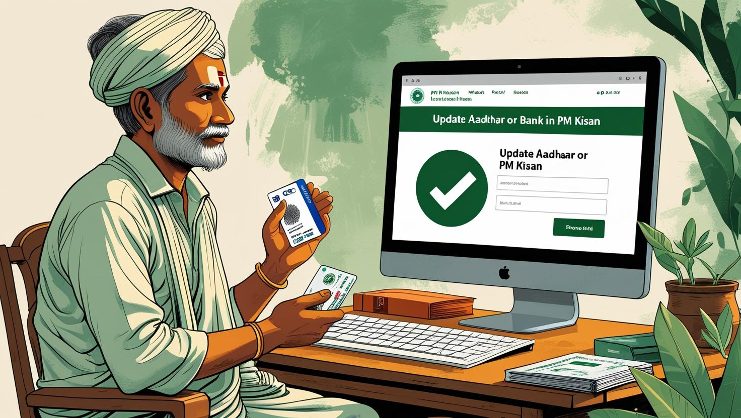 Bank Details in PM Kisan Yojana