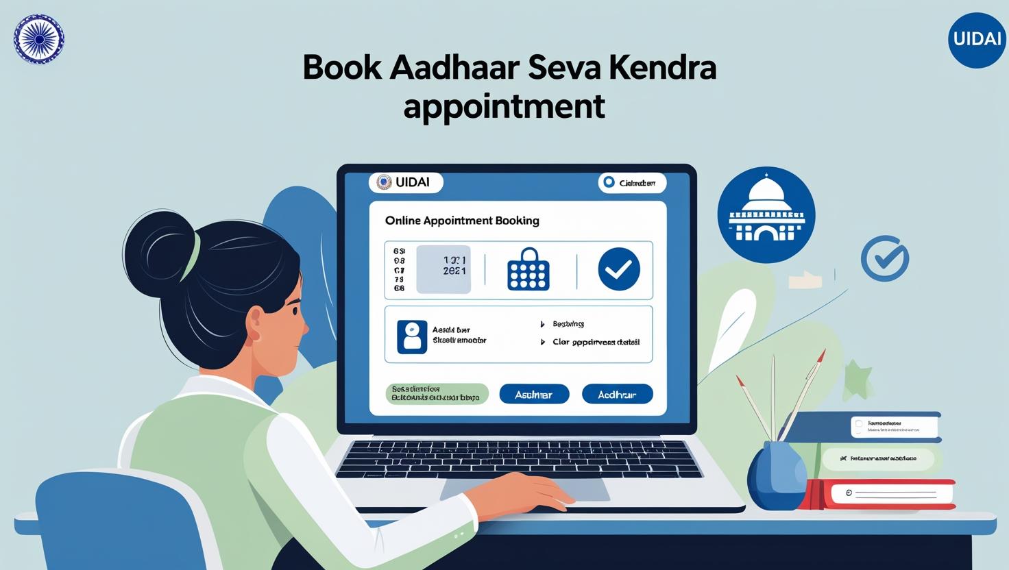 Book Appointment at Aadhaar Seva Kendra Online
