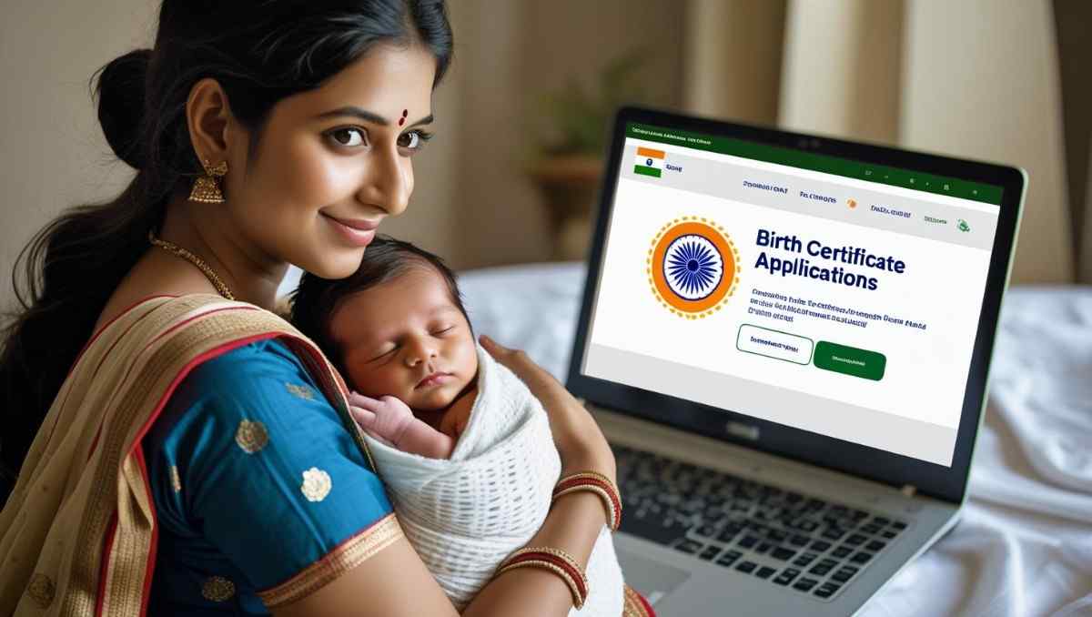apply birth certificate online in India