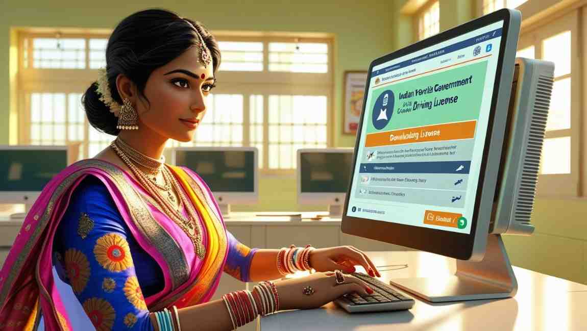 download driving licence online in India