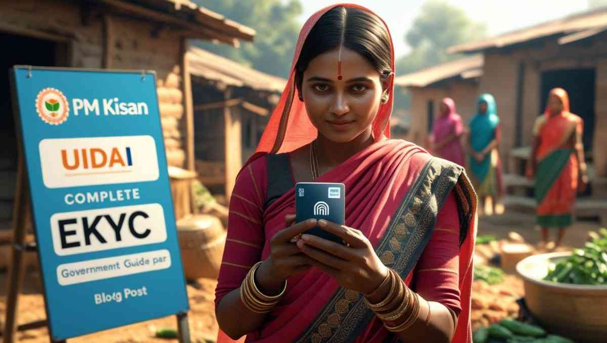 how to do pm kisan ekyc online