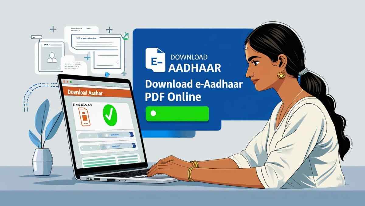 how to download e-aadhaar pdf